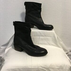 Timberland Sutherlin Bay Back Zip Slouch Black Boot Size 10